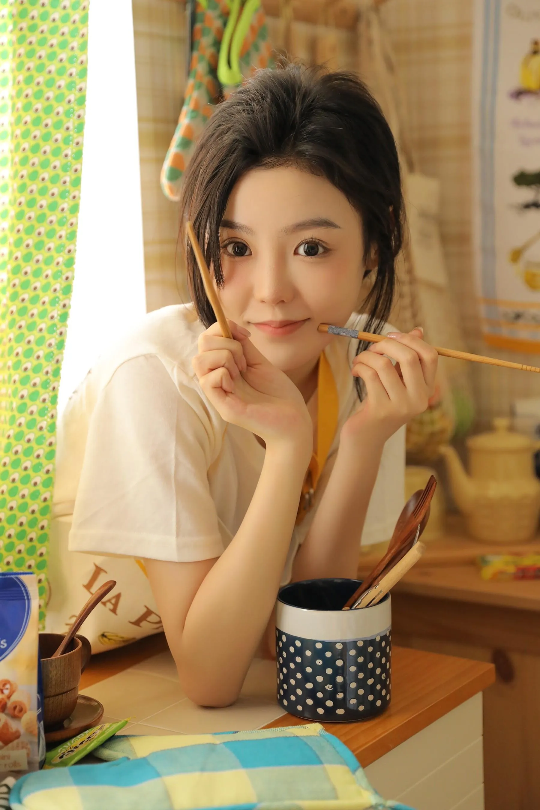 [YITUYU艺图语]2022.07.07 橙味小厨娘 苡萱mua [43P]插图9